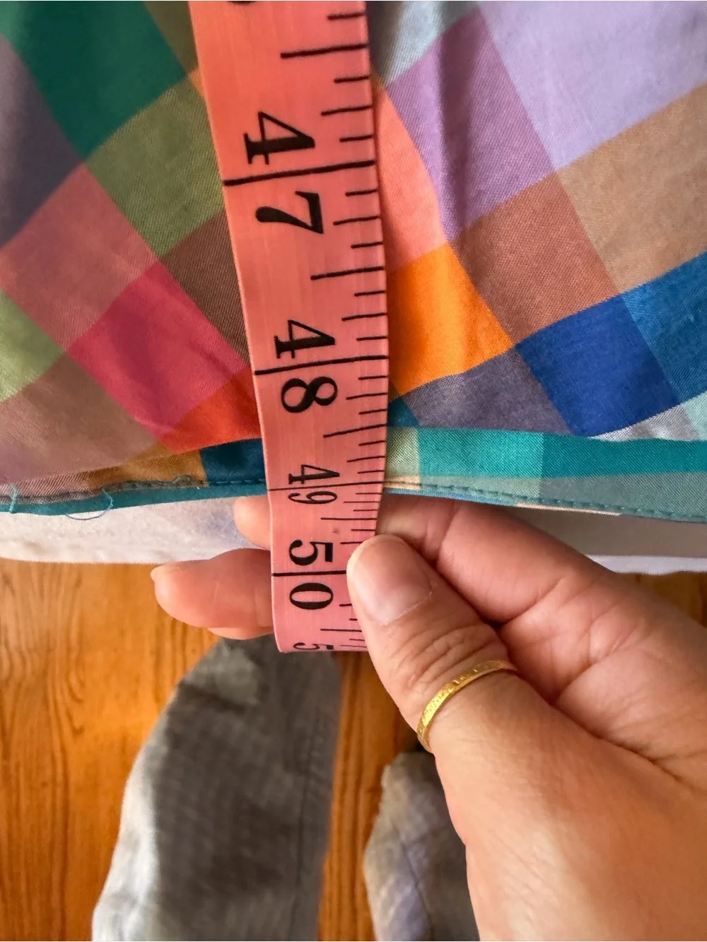 Anthropologie Multicolor Plaid Maxi Dress - Picture 7 of 9
